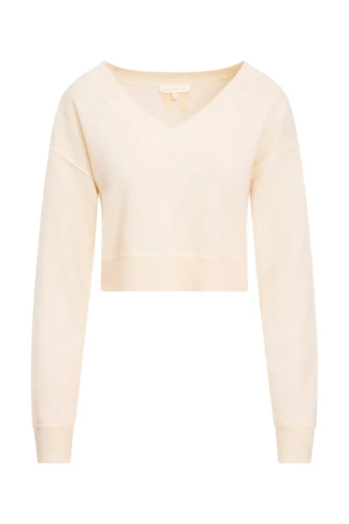 Women LoveShackFancy Sansa Cashmere Bow Pullover