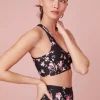 Women LoveShackFancy Solange Floral Sports Bra