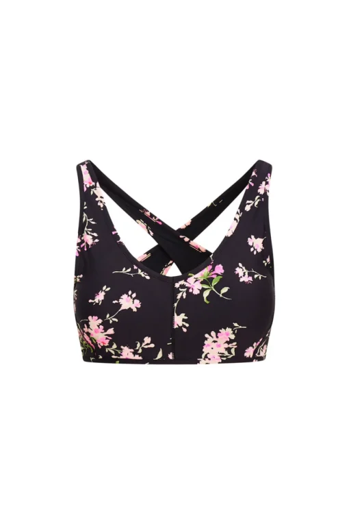 Women LoveShackFancy Solange Floral Sports Bra