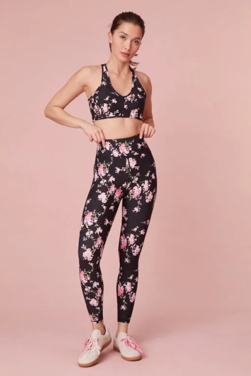 Women LoveShackFancy Solange Floral Sports Bra