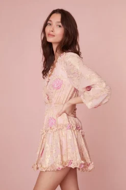 Women LoveShackFancy Spruce Ruffle Mini Dress
