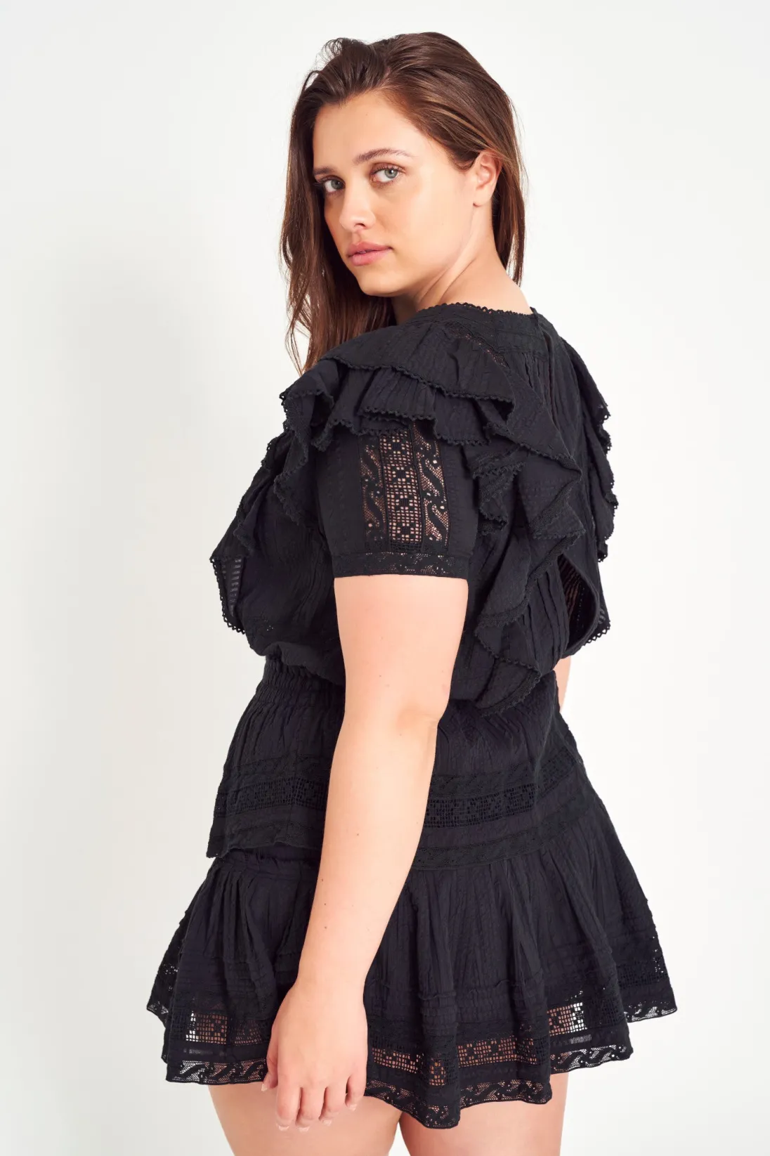 Women LoveShackFancy Stella Heritage Mini Dress