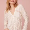 Women LoveShackFancy Tandra V-Neck Blouse