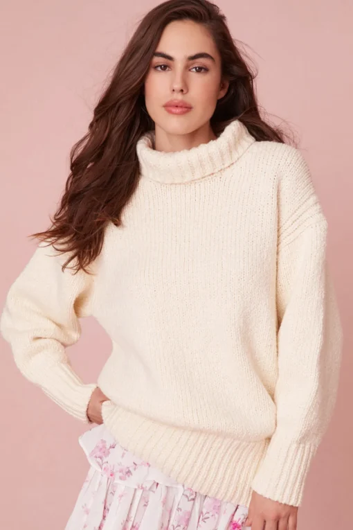 Women LoveShackFancy Valli Peruvian Cotton Pullover Sweater