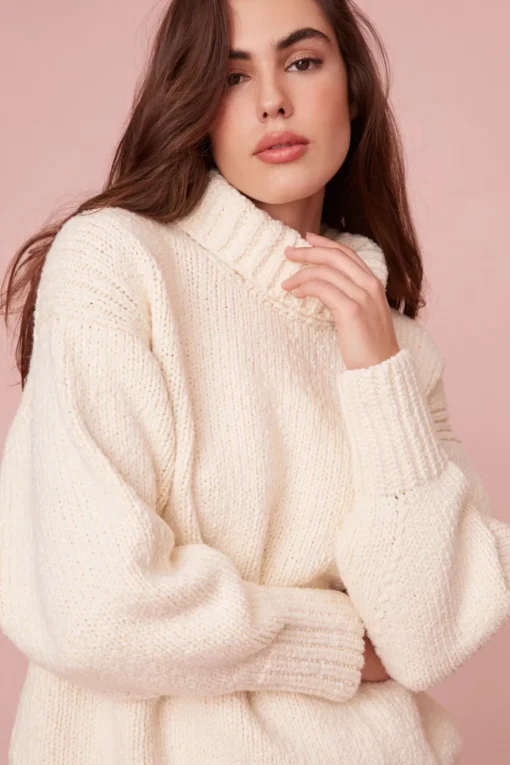 Women LoveShackFancy Valli Peruvian Cotton Pullover Sweater