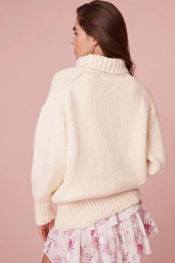 Women LoveShackFancy Valli Peruvian Cotton Pullover Sweater